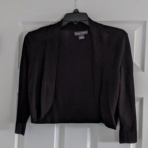 Jessica Howard Black Shrug Sweater